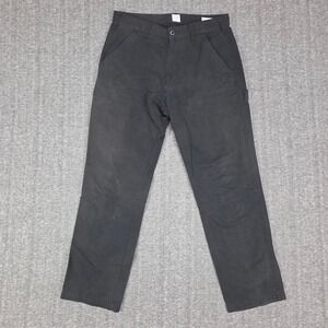 Gap Carpenter Work Pants Men Size 31x30 Black Utility Utility Pockets